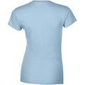 Hellblau - Side - Gildan Damen Soft Style Kurzarm T-Shirt