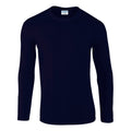 Marineblau - Front - Gildan Soft Style T-Shirt für Männer