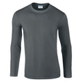 Kohlegrau - Front - Gildan Soft Style T-Shirt für Männer