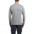 Grau - Side - Gildan Soft Style T-Shirt für Männer