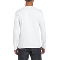 Weiß - Side - Gildan Soft Style T-Shirt für Männer