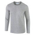 Grau - Front - Gildan Soft Style T-Shirt für Männer