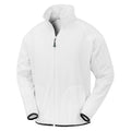 Weiß - Front - Result Genuine Recycled - Fleece-Jacke für Herren