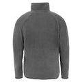 Grau - Back - Result Genuine Recycled - Fleece-Jacke für Herren