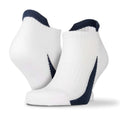 Weiß-Marineblau - Back - Spiro - Sportsocken für Herren-Damen Unisex (3er-Pack)