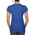 Königsblau - Pack Shot - Gildan Damen Kurzarm T-Shirt mit V-Ausschnitt