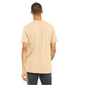 Cremefarben - Back - Bella + Canvas - T-Shirt für Herren-Damen Unisex kurzärmlig