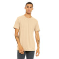 Cremefarben - Front - Bella + Canvas - T-Shirt für Herren-Damen Unisex kurzärmlig