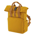 Senfgelb - Front - Bagbase - Rucksack, Mini, recyceltes Material