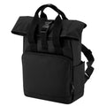 Schwarz - Front - Bagbase - Rucksack, Mini, recyceltes Material