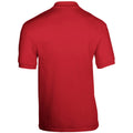 Rot - Back - Gildan DryBlend Herren Polo-Shirt, Kurzarm