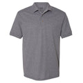 Graphit meliert - Front - Gildan DryBlend Herren Polo-Shirt, Kurzarm