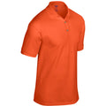 Orange - Side - Gildan DryBlend Herren Polo-Shirt, Kurzarm