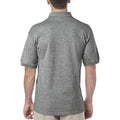 Graphit meliert - Side - Gildan DryBlend Herren Polo-Shirt, Kurzarm
