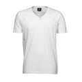 Weiß - Front - Tee Jay - T-Shirt V-Ausschnitt für Herren
