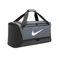 Eisengrau-Schwarz-Weiß - Lifestyle - Nike - Reisetasche "Brasilia", Swoosh, Training, 60l