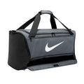 Eisengrau-Schwarz-Weiß - Pack Shot - Nike - Reisetasche "Brasilia", Swoosh, Training, 60l
