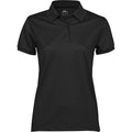 Schwarz - Front - Tee Jay - "Club" Poloshirt für Damen
