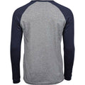 Grau-Marineblau - Back - Tee Jay - T-Shirt für Herren - Baseball