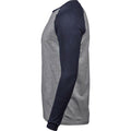 Grau-Marineblau - Lifestyle - Tee Jay - T-Shirt für Herren - Baseball