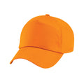 Orange - Front - Beechfield - "Original" Kappe 5 Segmente für Kinder