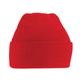 Rot - Front - Beechfield - Mütze für Kinder