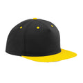 Schwarz-Gelb - Front - Beechfield - Snapback Mütze 5 Segmente für Herren-Damen Unisex