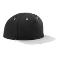 Schwarz-Grau - Front - Beechfield - Snapback Mütze 5 Segmente für Herren-Damen Unisex
