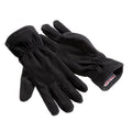 Schwarz - Front - Beechfield - Herren-Damen Unisex Handschuhe "Alpine" Suprafleece