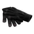 Schwarz - Front - Beechfield - Herren-Damen Unisex Touchscreen-Handschuhe