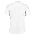 Weiß - Back - Kustom Kit - Hemd für Herren  kurzärmlig