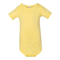 Gelb - Front - Bella + Canvas - Bodysuit für Baby  kurzärmlig