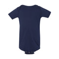 Marineblau - Front - Bella + Canvas - Bodysuit für Baby  kurzärmlig