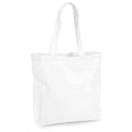 Weiß - Front - Westford Mill - Einkaufstasche "Premium", Maxi, Baumwolle aus biologischem Anbau