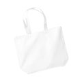 Weiß - Back - Westford Mill - Einkaufstasche "Premium", Maxi, Baumwolle aus biologischem Anbau