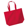 Rot - Back - Westford Mill - Einkaufstasche "Premium", Maxi, Baumwolle aus biologischem Anbau