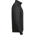 Dunkelgrau - Side - Tee Jay - Sweatshirt mit halbem Reißverschluss für Herren-Damen Unisex