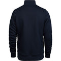 Marineblau - Back - Tee Jay - Sweatshirt mit halbem Reißverschluss für Herren-Damen Unisex