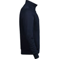 Marineblau - Side - Tee Jay - Sweatshirt mit halbem Reißverschluss für Herren-Damen Unisex