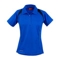 Königsblau-Marineblau - Front - Spiro - "Team Spirit" Poloshirt für Damen