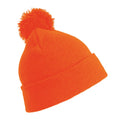 Fluoreszierendes Orange - Front - Result - "Winter Essentials" Mütze für Kinder