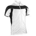 Weiß-Schwarz - Front - Spiro - "Bikewear" Performance-Jacke Durchgehender Reißverschluss für Herren