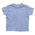Heide Blau - Front - Babybugz - T-Shirt Rundhalsausschnitt für Baby