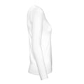 Weiß - Side - B&C - "#E150" T-Shirt für Damen  Langärmlig