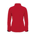 Rot - Back - Jerzees Colours Damen Softshell Jacke Wind und Wasser abweisend
