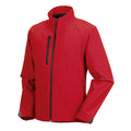 Rot - Back - Jerzees Colours Herren Jacke, wasser- und windabweisend