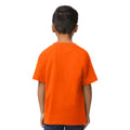 Orange - Back - Gildan - T-Shirt Weiche Haptik für Kinder