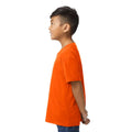Orange - Side - Gildan - T-Shirt Weiche Haptik für Kinder