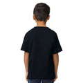 Pechschwarz - Back - Gildan - T-Shirt Weiche Haptik für Kinder