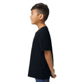 Pechschwarz - Side - Gildan - T-Shirt Weiche Haptik für Kinder
